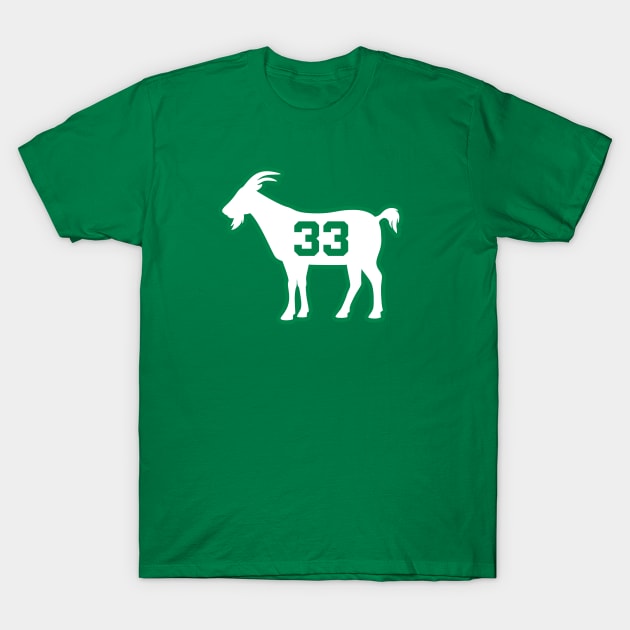 BOS GOAT - 33 - Green T-Shirt by KFig21